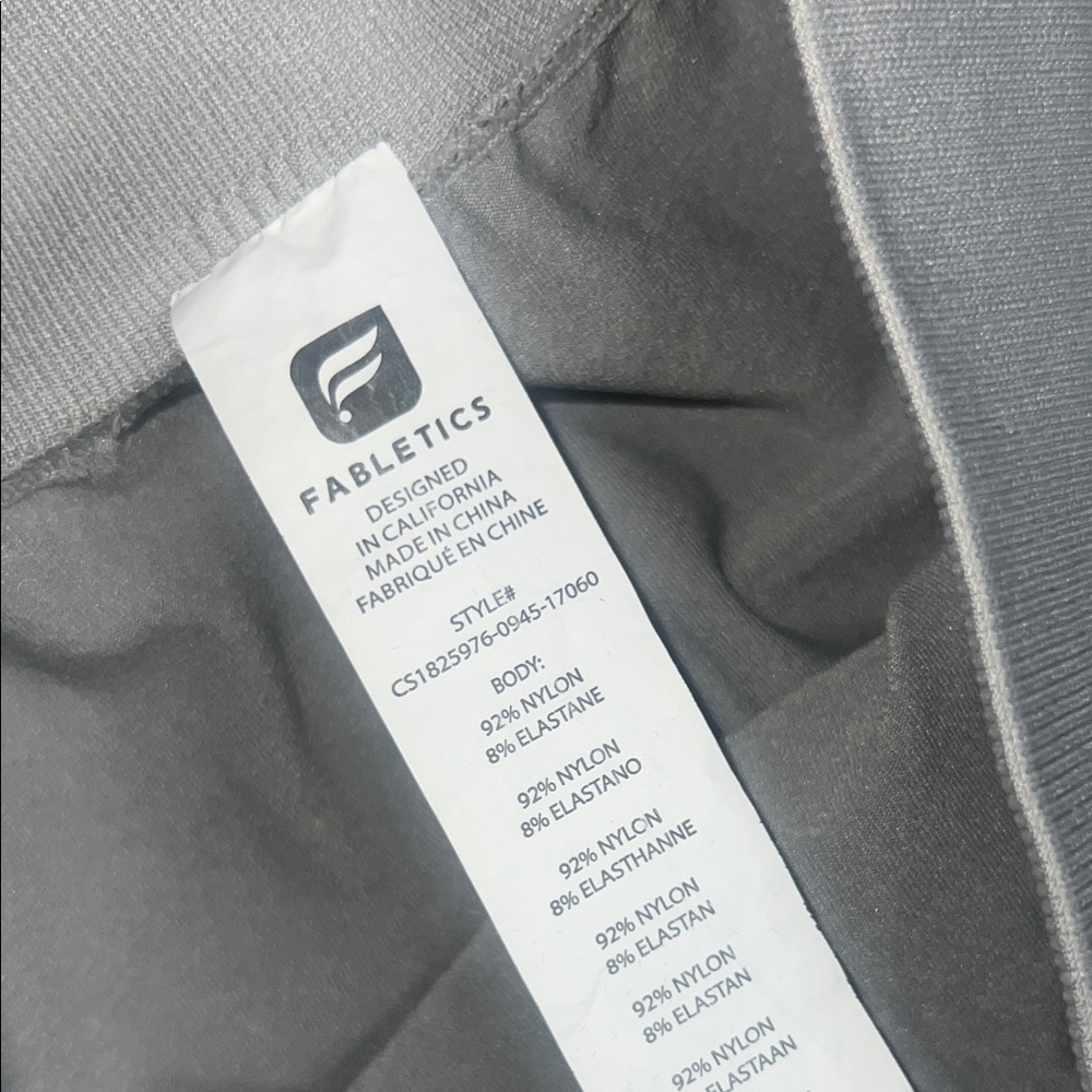Fabletics Gray Leggings Women's Size XL - Picture 2 of 7